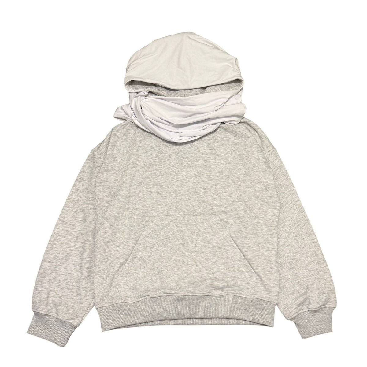 "ESAi" GREY/WHITE HOODIE